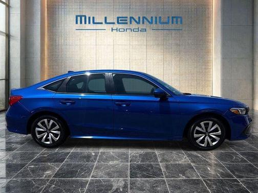 Aegean Blue Metallic 2023 Honda Civic LX