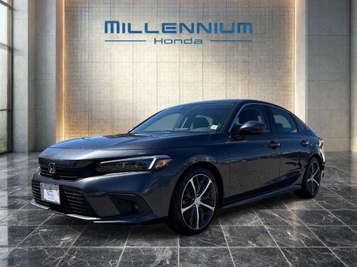 Modern Steel Metallic 2024 Honda Civic Touring