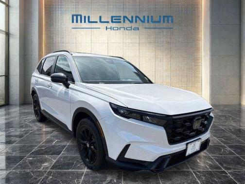 Platinum White Pearl 2023 Honda CR-V Hybrid Sport AWD