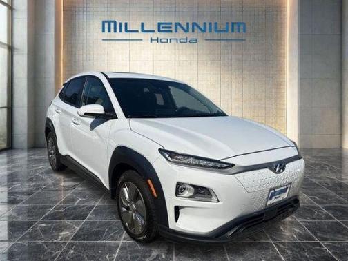 Chalk White 2021 Hyundai KONA EV Ultimate