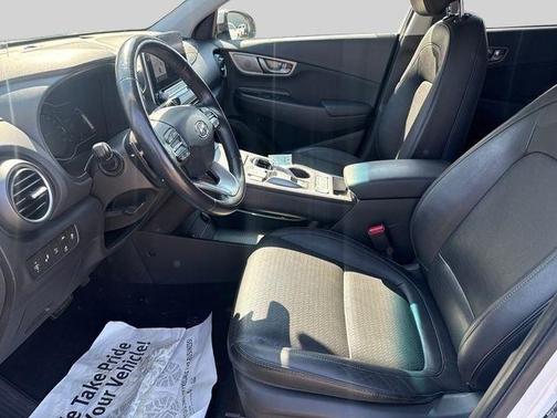Chalk White 2021 Hyundai KONA EV Ultimate