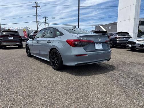 Modern Steel Metallic 2023 Honda Civic Sport