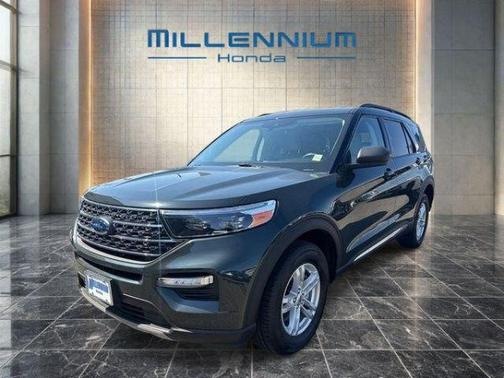 Forged Green Metallic 2023 Ford Explorer XLT