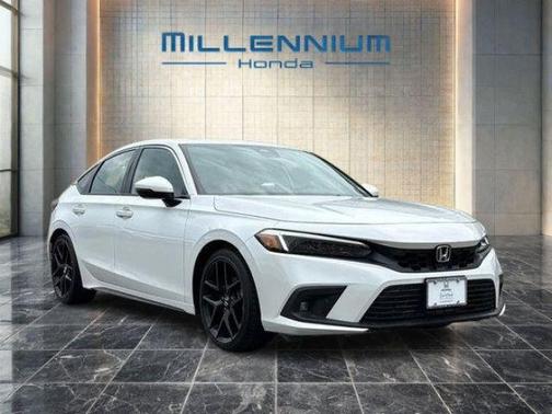 Platinum White 2023 Honda Civic Sport Touring