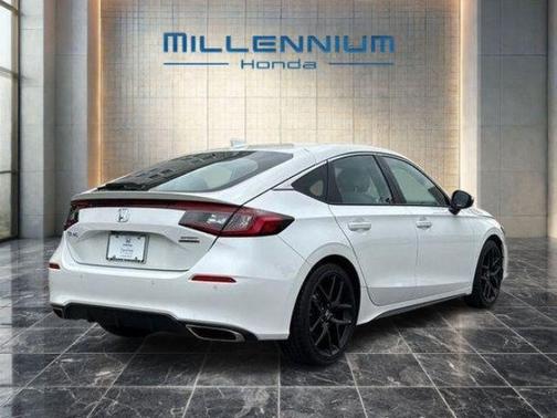 Platinum White 2023 Honda Civic Sport Touring