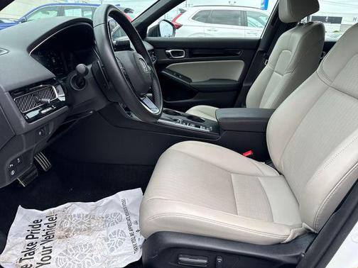 Platinum White 2023 Honda Civic Sport Touring