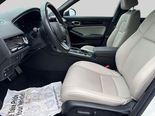 Platinum White 2023 Honda Civic Sport Touring