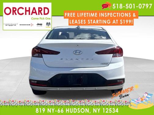 Quartz White Pearl 2020 Hyundai ELANTRA Limited