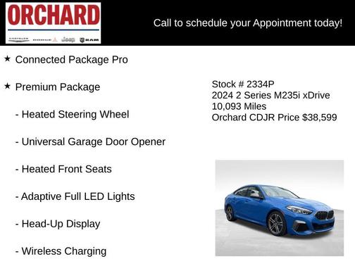 Misano Blue Metallic 2024 BMW M235 Gran Coupe i xDrive