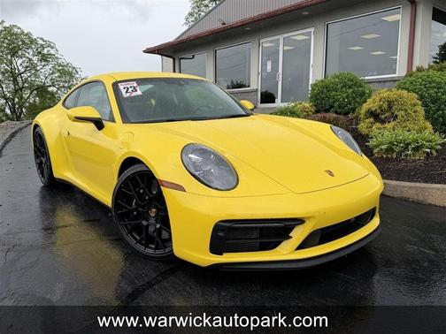Racing Yellow 2023 Porsche 911 Carrera GTS