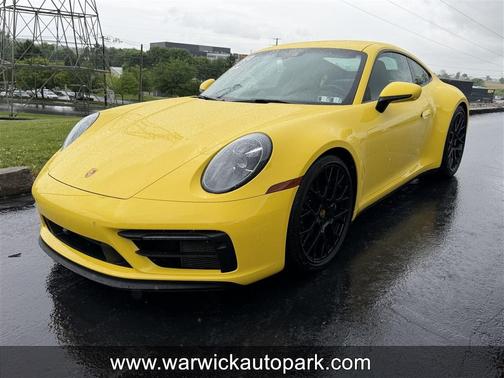 Racing Yellow 2023 Porsche 911 Carrera GTS