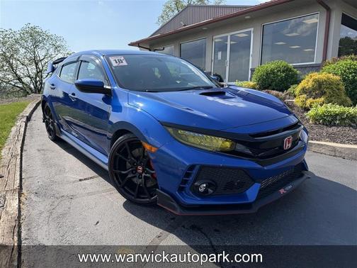 Aegean Blue Metallic 2018 Honda Civic Type R Touring