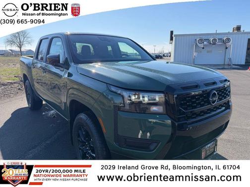 Tactical Green Metallic 2026 Nissan Frontier SV