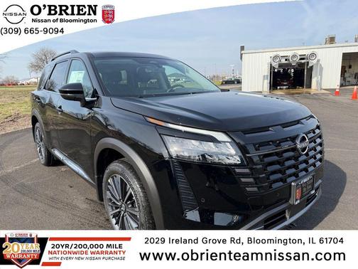 Super Black 2026 Nissan Pathfinder Platinum