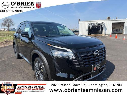 Super Black 2026 Nissan Pathfinder Platinum