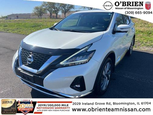 Pearl White Tricoat 2021 Nissan Murano SL Intelligent AWD