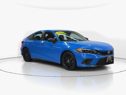 Blue 2023 Honda Civic Sport