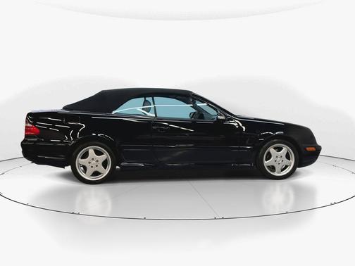 Black 2000 Mercedes-Benz CLK-Class 430 Cabriolet