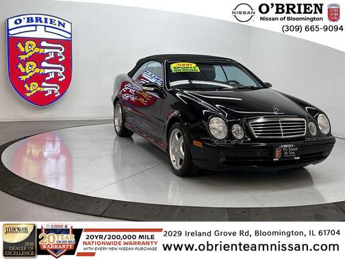 Black 2000 Mercedes-Benz CLK-Class 430 Cabriolet