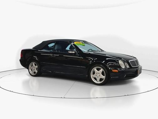 Black 2000 Mercedes-Benz CLK-Class 430 Cabriolet