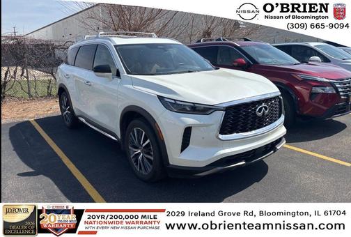 Majestic White 2024 INFINITI QX60 SENSORY