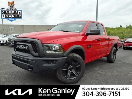 Flame Red Clearcoat 2022 RAM 1500 Classic Warlock Quad Cab 4x4 6'4' Box