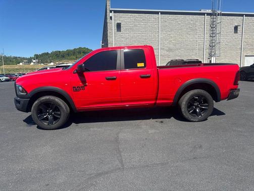 Flame Red Clearcoat 2022 RAM 1500 Classic Warlock Quad Cab 4x4 6'4' Box