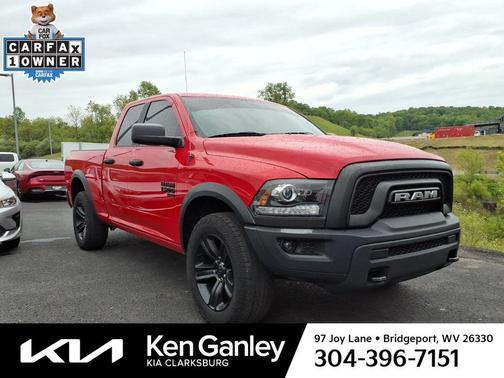 Flame Red Clearcoat 2022 RAM 1500 Classic Warlock Quad Cab 4x4 6'4' Box
