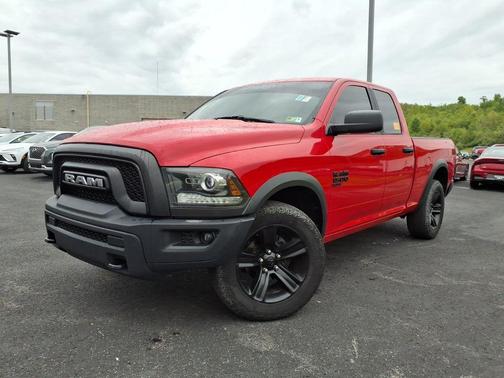 Flame Red Clearcoat 2022 RAM 1500 Classic Warlock Quad Cab 4x4 6'4' Box