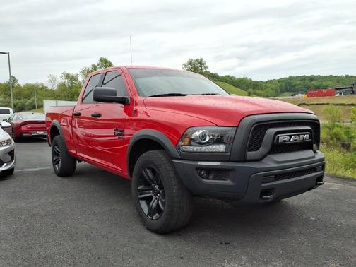 Flame Red Clearcoat 2022 RAM 1500 Classic Warlock Quad Cab 4x4 6'4' Box