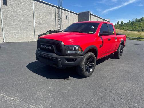 Flame Red Clearcoat 2022 RAM 1500 Classic Warlock Quad Cab 4x4 6'4' Box