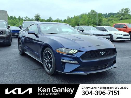 Kona Blue Metallic 2020 Ford Mustang EcoBoost