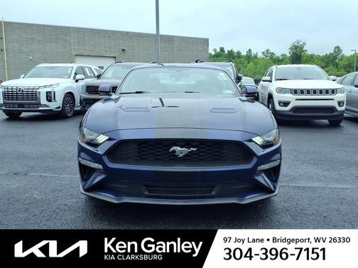 Kona Blue Metallic 2020 Ford Mustang EcoBoost