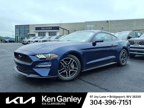 Kona Blue Metallic 2020 Ford Mustang EcoBoost