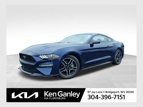 Kona Blue Metallic 2020 Ford Mustang EcoBoost