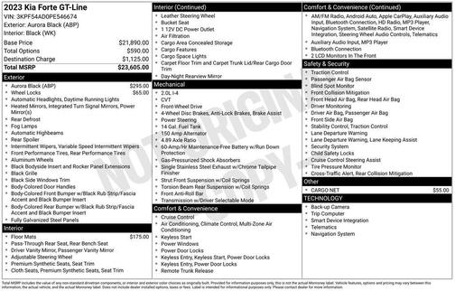 2023 Kia Forte GT-Line