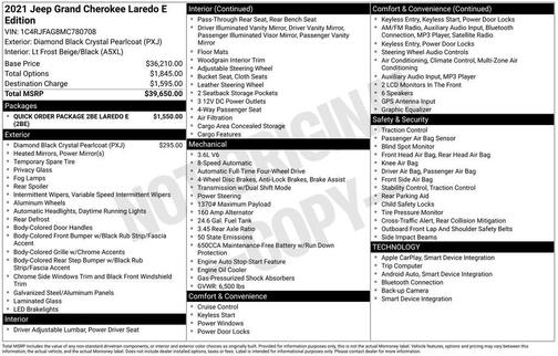 2021 Jeep Grand Cherokee Laredo