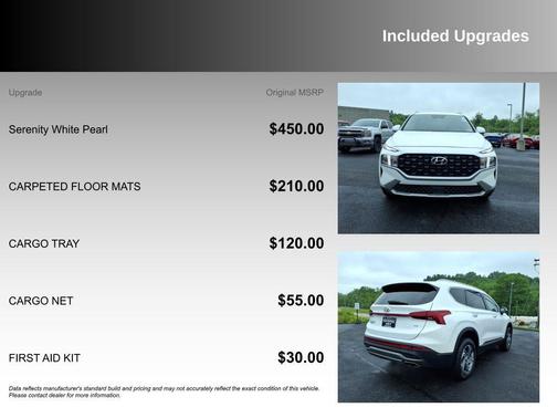 Serenity White Pearl 2023 Hyundai SANTA FE SEL 2.4