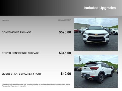 Summit White 2023 Chevrolet Trailblazer ACTIV