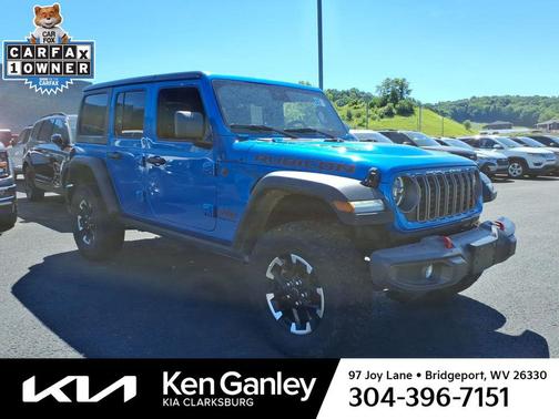 Hydro Blue Pearlcoat 2025 Jeep Wrangler Rubicon