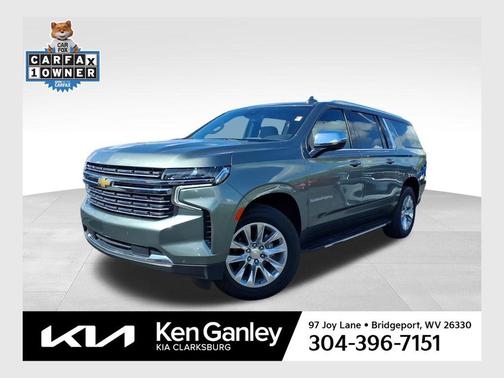 Silver Sage Metallic 2023 Chevrolet Suburban Premier