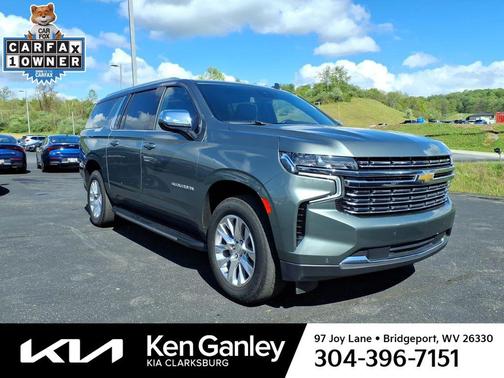 Silver Sage Metallic 2023 Chevrolet Suburban Premier