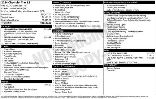2024 Chevrolet Trax LS