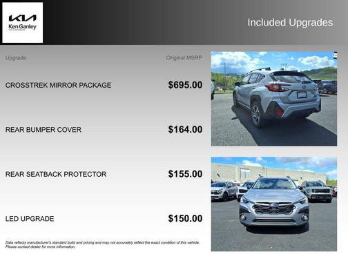 Ice Silver Metallic 2024 Subaru Crosstrek Premium