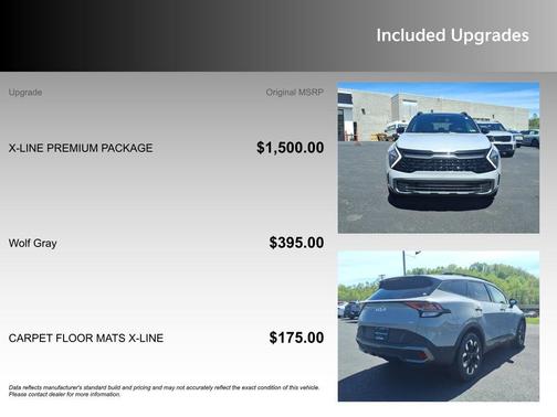 Wolf Gray 2023 Kia Sportage X-Line