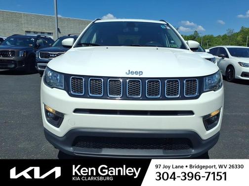 White Clearcoat 2020 Jeep Compass Latitude
