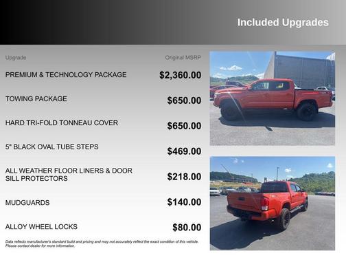 Inferno Red 2016 Toyota Tacoma TRD Sport