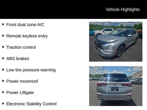 Alloy Silver Metallic 2022 Mitsubishi Outlander SE S-AWC