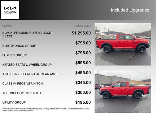 2021 RAM 1500 Classic Warlock Quad Cab 4x4 6'4' Box