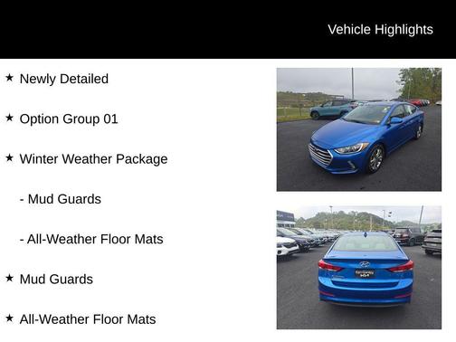 2018 Hyundai ELANTRA Value Edition